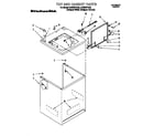 KitchenAid KAWS677EZ0 top and cabinet diagram
