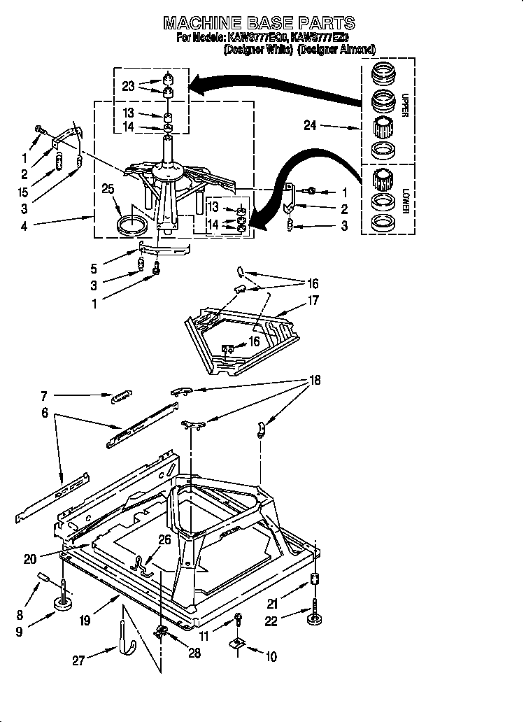 Machine base