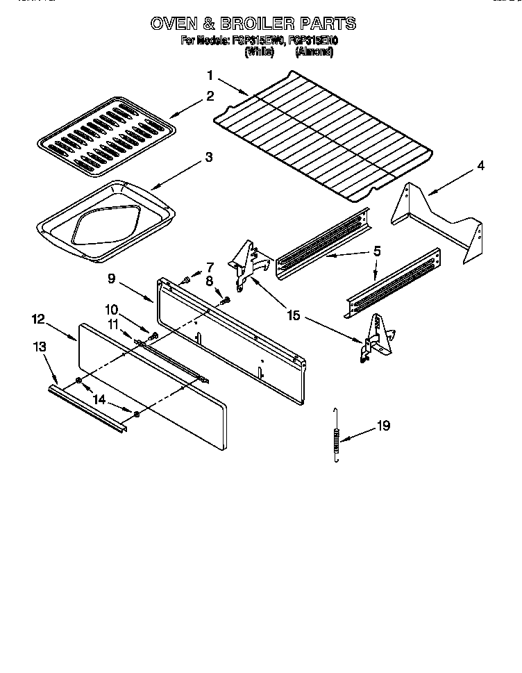 Oven and broiler