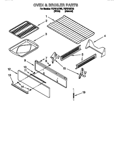 Oven and broiler
