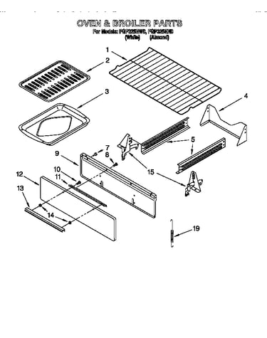 Oven and broiler
