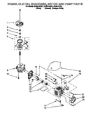 Brake, clutch, gearcase, motor and pump
