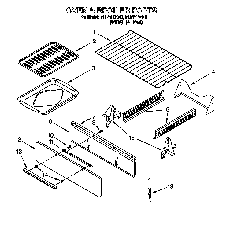 Oven and broiler