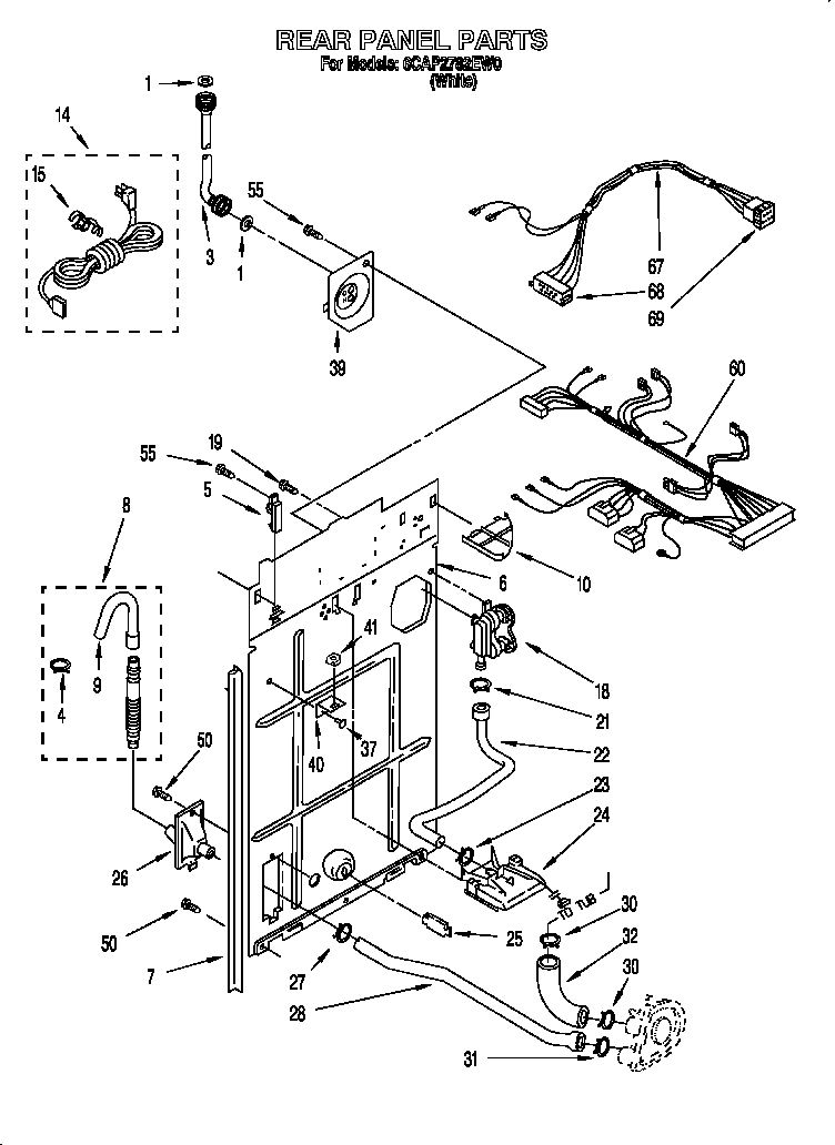 Rear panel