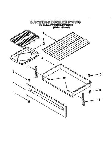 Drawer and broiler