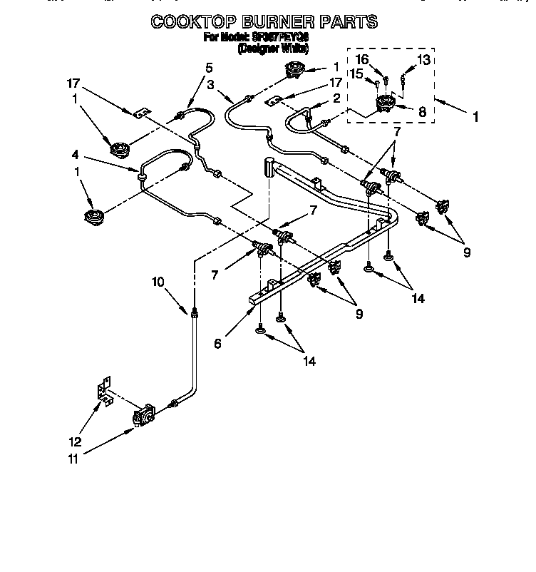 Cooktop burner