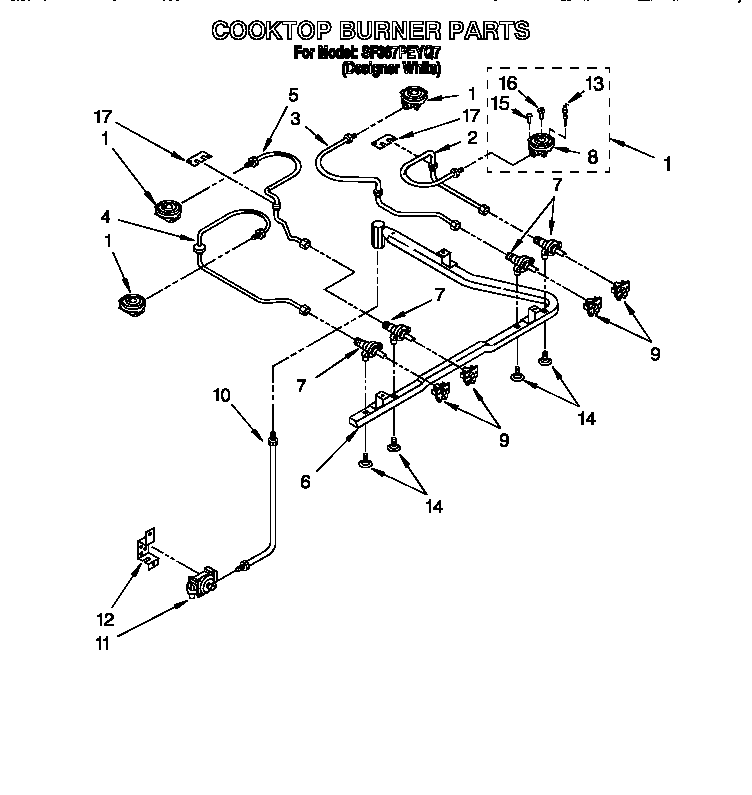 Cooktop burner
