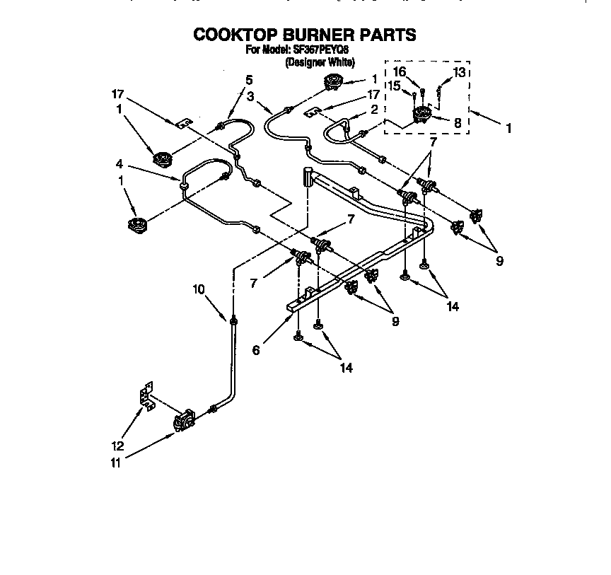 Cooktop burner