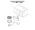 Whirlpool MT3090XAB0 turn table and grille diagram