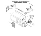 Whirlpool MG2070XAB0 magnetron and airflow diagram