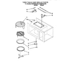 Whirlpool MG2070XAQ0 turn table and grille diagram
