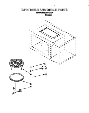 Turn table and grille