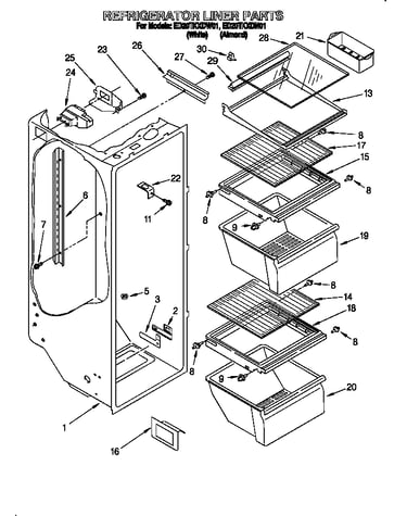 Refrigerator liner