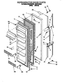 Refrigerator door