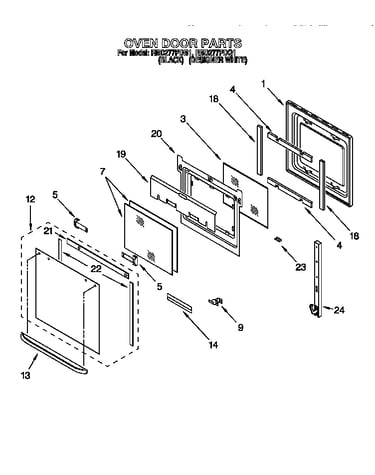 Oven door