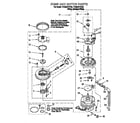 Whirlpool 7DU900PCDQ0 pump and motor diagram