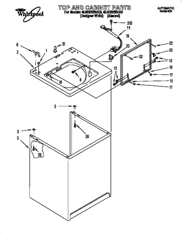 Top and cabinet