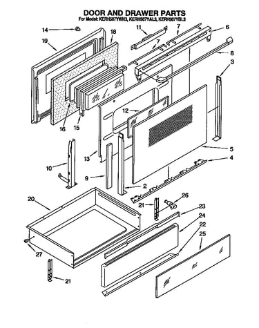 Door and drawer
