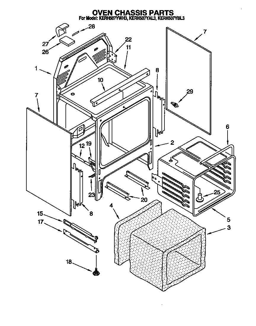 OVEN CHASSIS