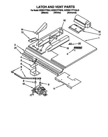 Latch and vent