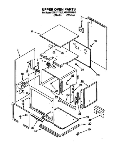 Upper oven
