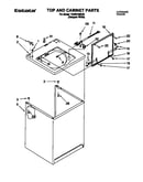 Top and cabinet