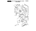 KitchenAid BPDH5000FS0 air flow and control parts diagram