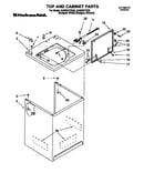 Top and cabinet
