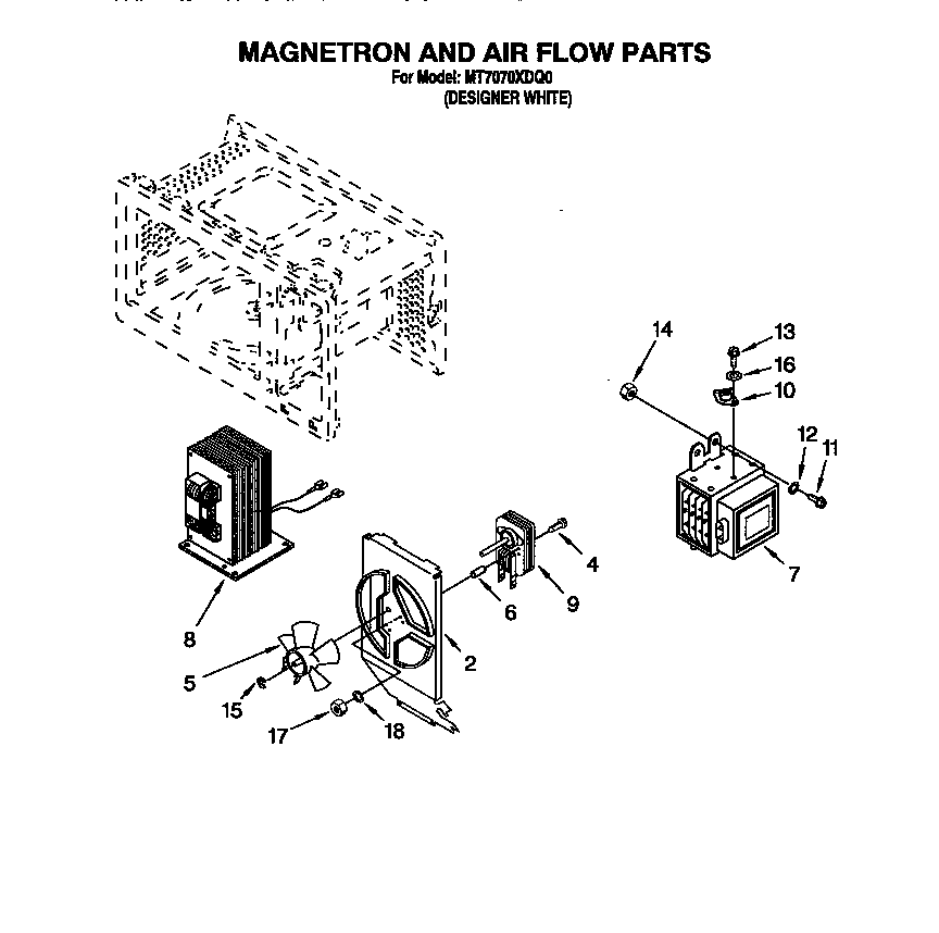 Magnetron and air flow