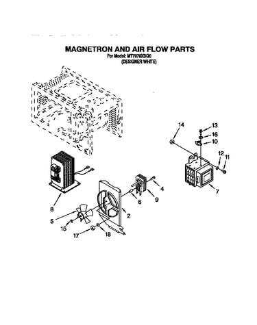 Magnetron and air flow