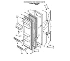 Whirlpool 7MED20TWDN00 refrigerator door diagram