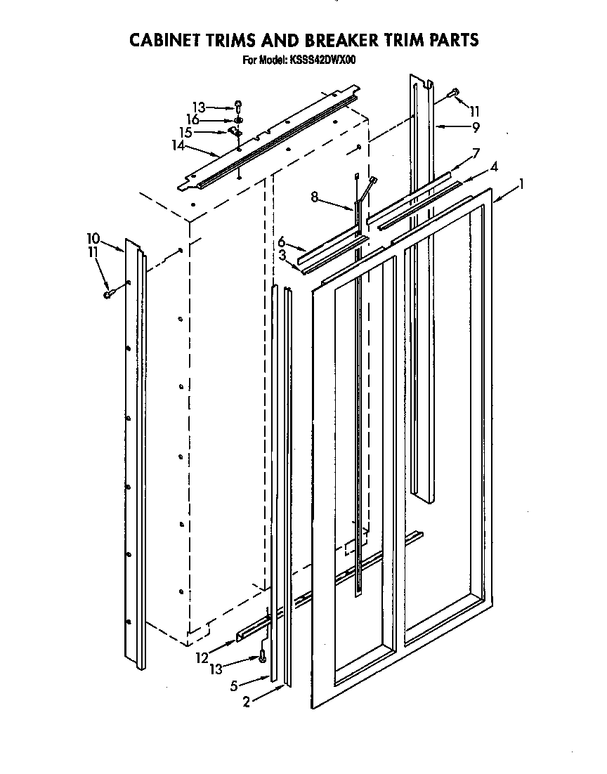 CABINET TRIMS AND BREAKER TRIM