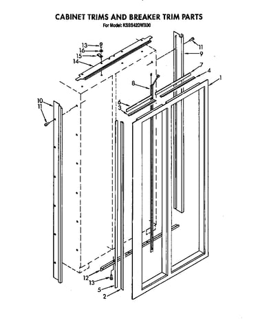Cabinet trims and breaker trim