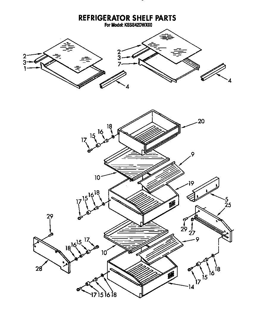 Refrigerator shelf