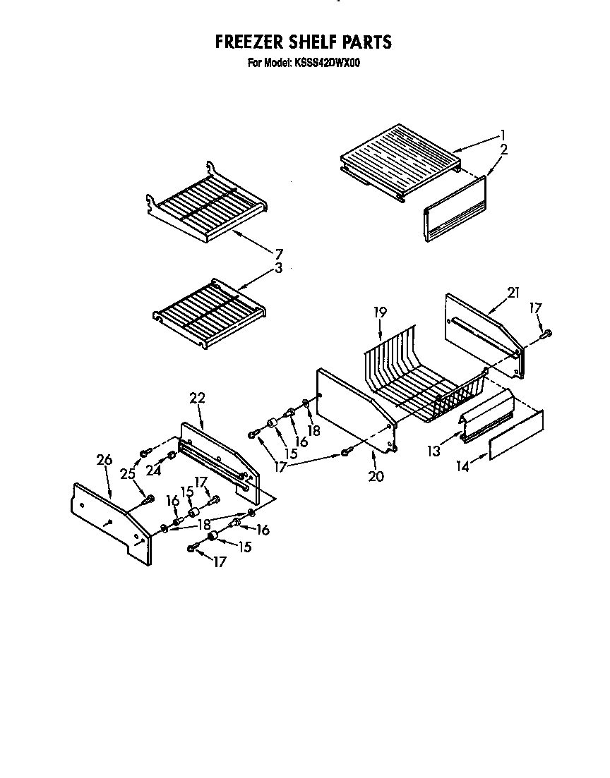 FREEZER SHELF