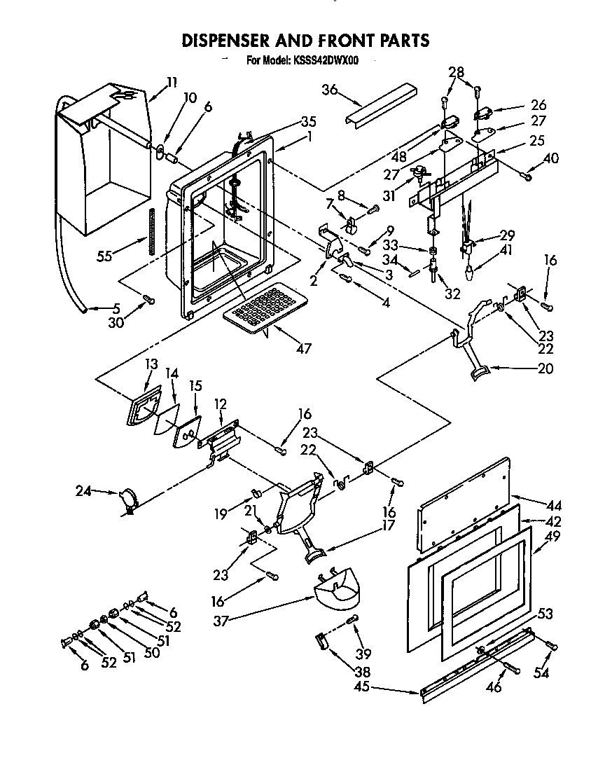 DISPENSER AND FRONT