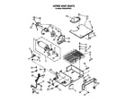 KitchenAid KSSS42DWX00 upper unit diagram