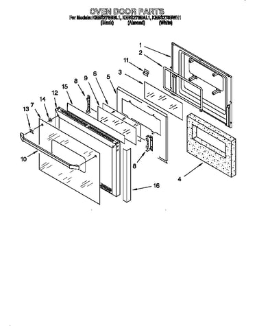 Oven door