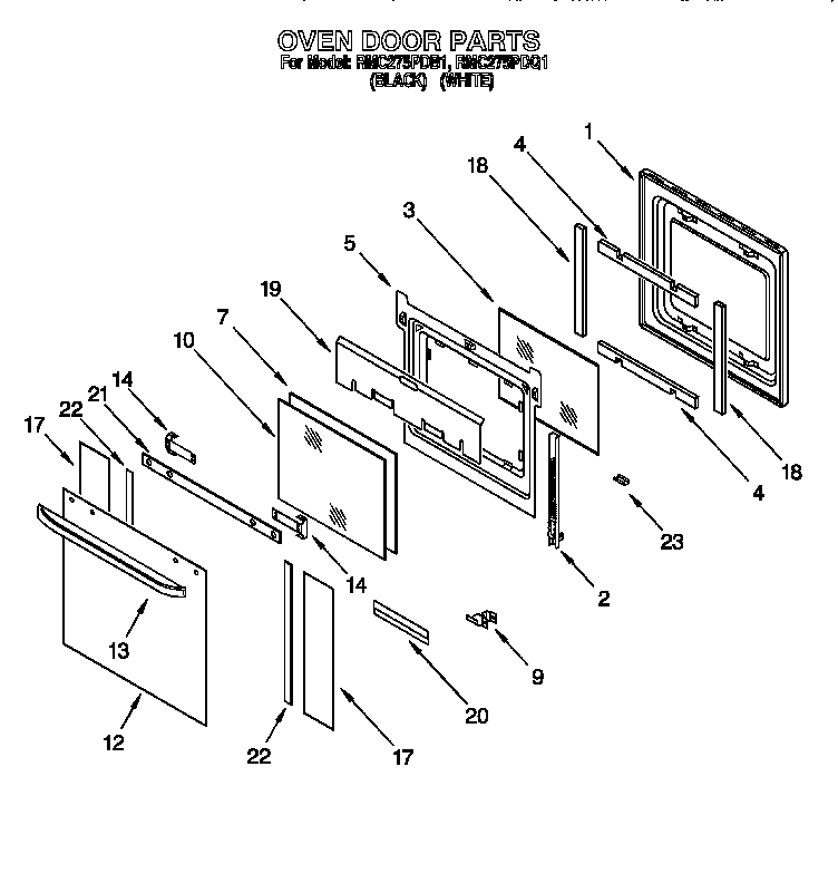 OVEN DOOR