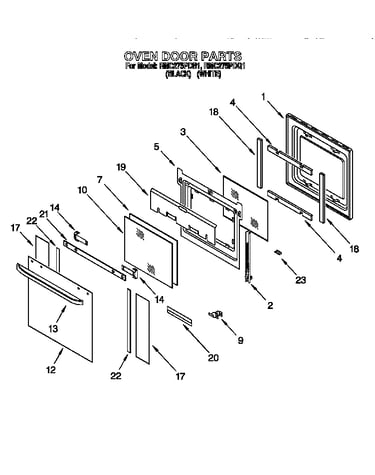 Oven door