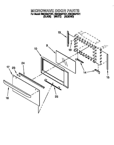 Microwave door