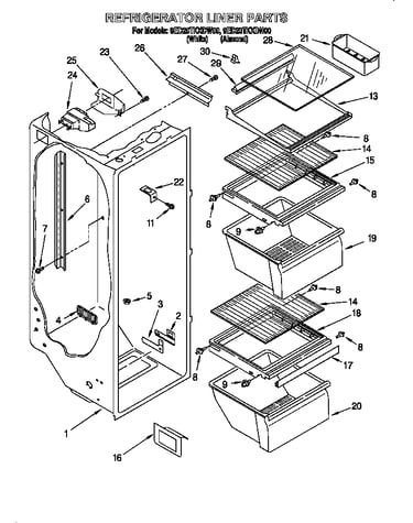 Refrigerator liner