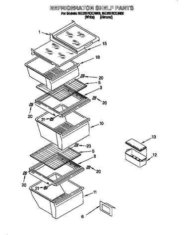 Refrigerator shelf