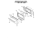 KitchenAid KEMS377DAL1 microwave door diagram