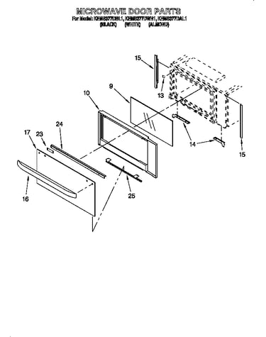 Microwave door