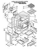 Oven and drawer