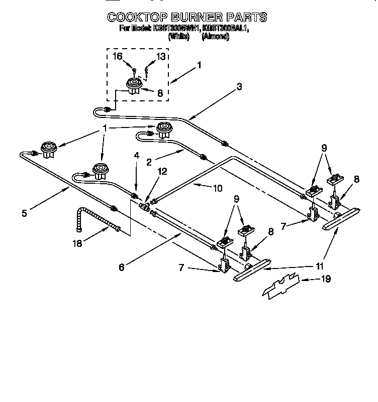 Cooktop burner