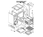 KitchenAid KGST300BWH1 oven chassis diagram