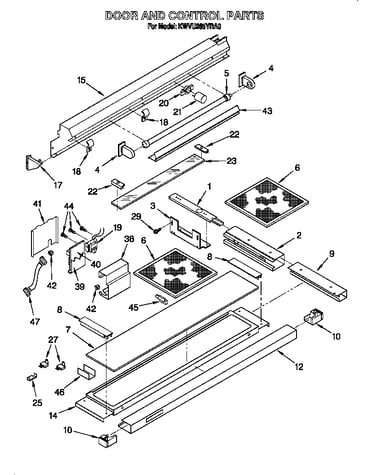 Door and control parts