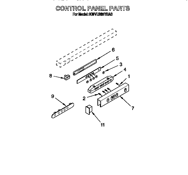 CONTROL PANEL PARTS